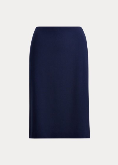 Women's Ralph Lauren Cindy Stretch Wool Crepe Skirts | 714268IGX